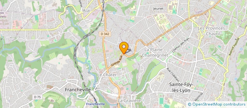 localisation de l'entreprise MADAME LEA VIGGIANI  FRANCHEVILLE