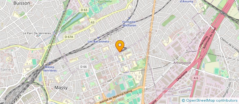 localisation de l'entreprise MADAME LEA VIGNAL à ANTONY