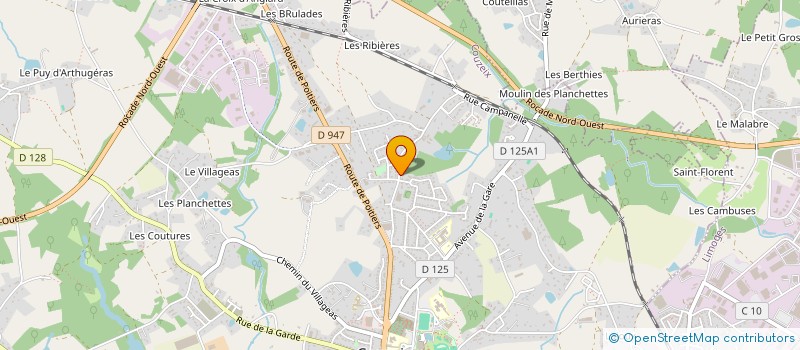 localisation de l'entreprise MADAME LEA VILLECHENAUD à COUZEIX