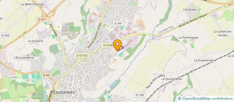 localisation de l'entreprise MADAME LEA VILLIELM  COUTANCES