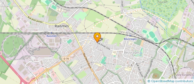 localisation de l'entreprise MADAME LEA VITALE  RAISMES