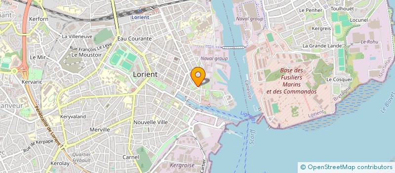localisation de l'entreprise MADAME LEA VITALLY à LORIENT