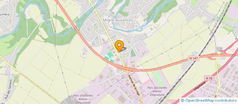 localisation de l'entreprise MADAME LEA VOGEL à MIGNE-AUXANCES