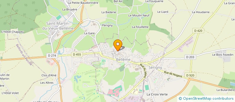 localisation de l'entreprise MADAME LEA VOISIN à BELLEME