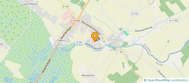 localisation de l'entreprise MADAME LEA VOLPATO  MARENNES-HIERS-BROUAGE