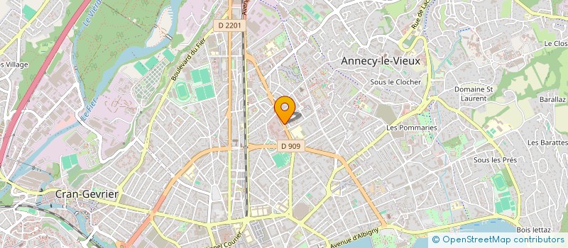 localisation de l'entreprise MADAME LEA WAHL  ANNECY