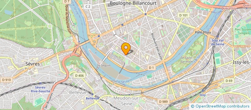localisation de l'entreprise MADAME LEA WALDBERG à BOULOGNE-BILLANCOURT