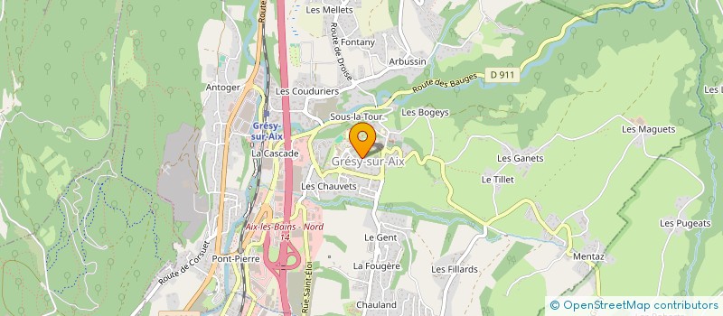 localisation de l'entreprise MADAME LEA WALHIN à GRESY-SUR-AIX