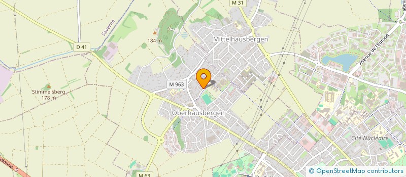 localisation de l'entreprise MADAME LEA WALTER  OBERHAUSBERGEN