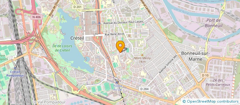 localisation de l'entreprise MADAME LEA WEILER  CRETEIL