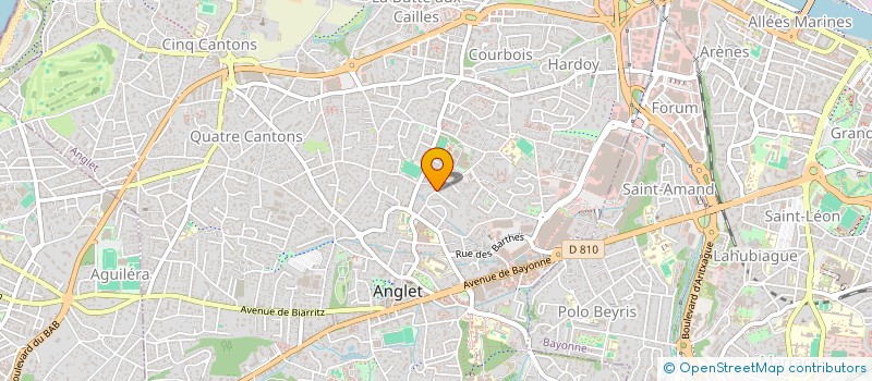 localisation de l'entreprise MADAME LEA WILCOX  ANGLET