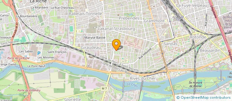 localisation de l'entreprise MADAME LEA WURTZ  TOURS
