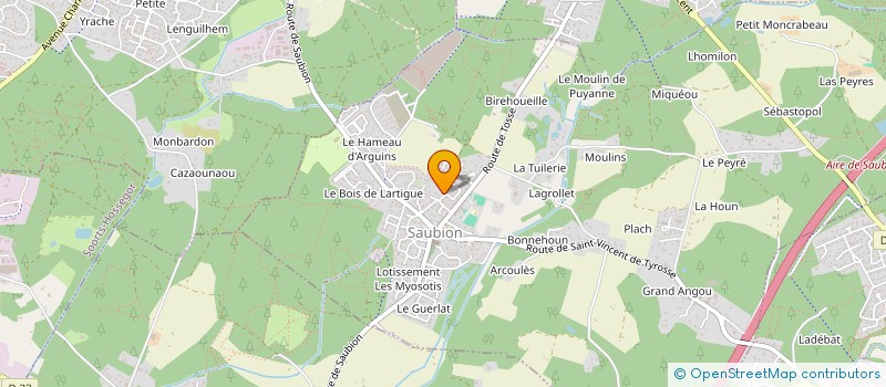 localisation de l'entreprise MADAME LEA ZADOROJNI  SAUBION