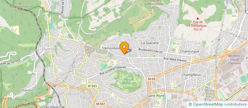 localisation de l'entreprise MADAME LEA ZORZI  CLERMONT-FERRAND