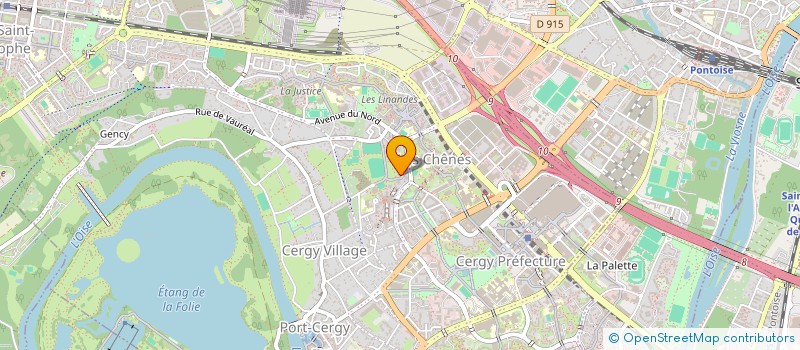 localisation de l'entreprise MADAME LEAH COHEN  CERGY