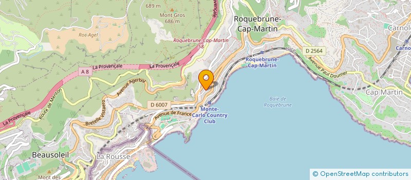 localisation de l'entreprise MADAME LEAH CROOKS  ROQUEBRUNE-CAP-MARTIN