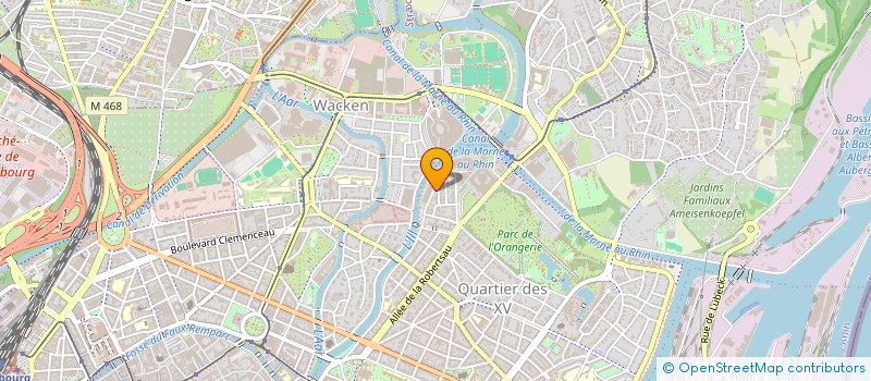 localisation de l'entreprise MADAME LEAH FRAENCKEL à STRASBOURG