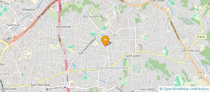 localisation de l'entreprise MADAME LEAH KARAMANOUGUIAN  MARSEILLE