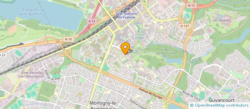 localisation de l'entreprise MADAME LEAH RIBEIRO DA SILVA  MONTIGNY-LE-BRETONNEUX