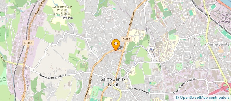 localisation de l'entreprise MADAME LEANA ANTUNES à SAINT-GENIS-LAVAL