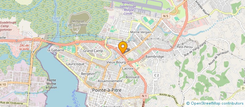 localisation de l'entreprise MADAME LEANA ATLAN  LES ABYMES