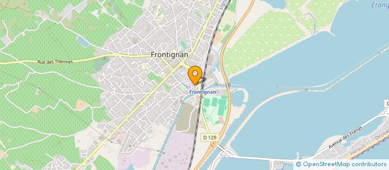 localisation de l'entreprise MADAME LEANA BERTRAND à FRONTIGNAN