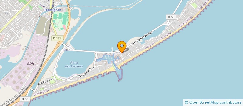 localisation de l'entreprise MADAME LEANA CALDI à FRONTIGNAN