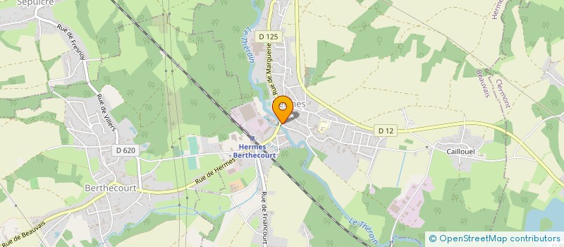 localisation de l'entreprise MADAME LEANA CARPENTIER  HERMES