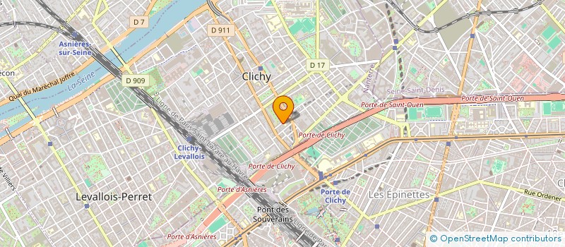 localisation de l'entreprise MADAME LEANA CARTIGNY  CLICHY