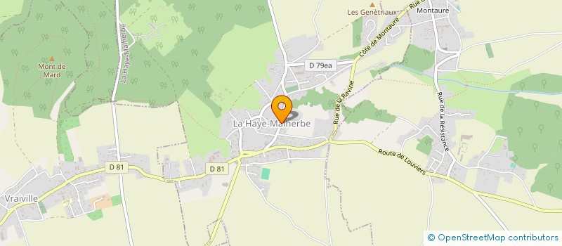 localisation de l'entreprise MADAME LEANA CHERON  LA HAYE-MALHERBE