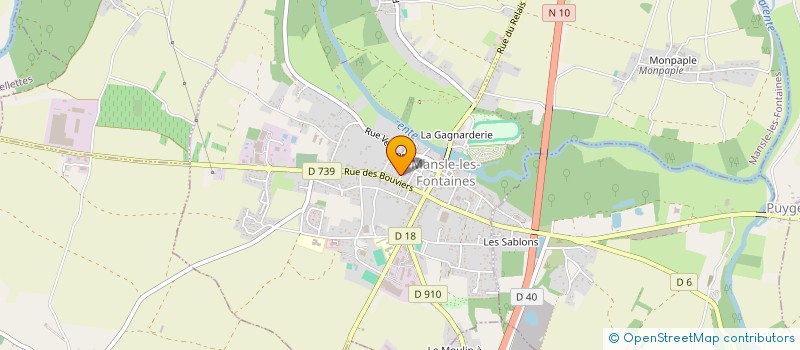 localisation de l'entreprise MADAME LEANA COTE  MANSLE-LES-FONTAINES