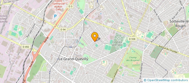 localisation de l'entreprise MADAME LEANA FERRAND  LE GRAND-QUEVILLY