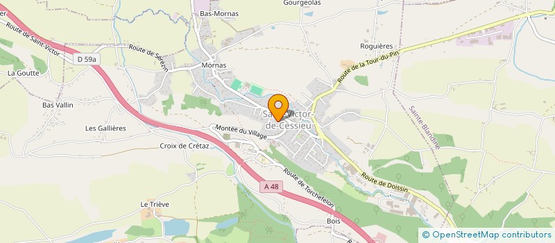 localisation de l'entreprise MADAME LEANA GARCIA MARMONIER  VILLEURBANNE