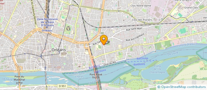 localisation de l'entreprise MADAME LEANA GUERIN  ORLEANS