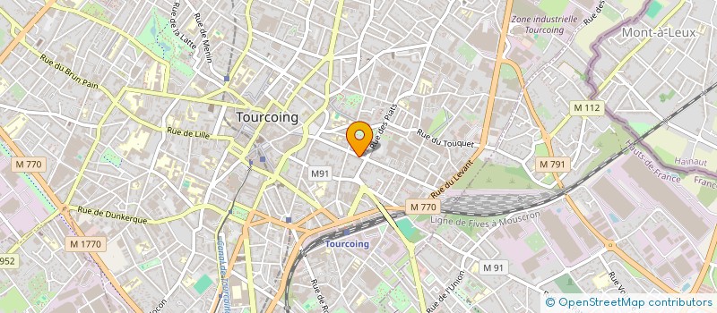 localisation de l'entreprise MADAME LEANA LEPILLIER à TOURCOING