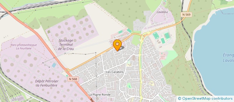 localisation de l'entreprise MADAME LEANA MULLER  FOS-SUR-MER