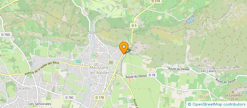 localisation de l'entreprise MADAME LEANA PIRAVEAU à MAUSSANE-LES-ALPILLES