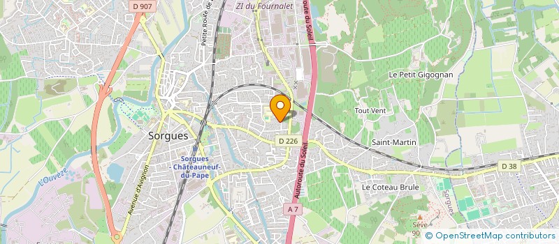 localisation de l'entreprise MADAME LEANA RABHI  SORGUES