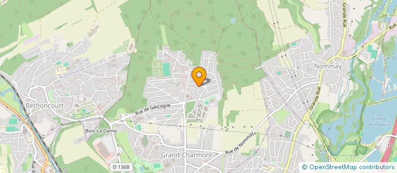 localisation de l'entreprise MADAME LEANA RUEFF  GRAND-CHARMONT