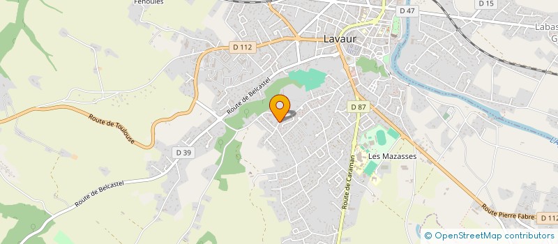 localisation de l'entreprise MADAME LEANA TREBER  LAVAUR