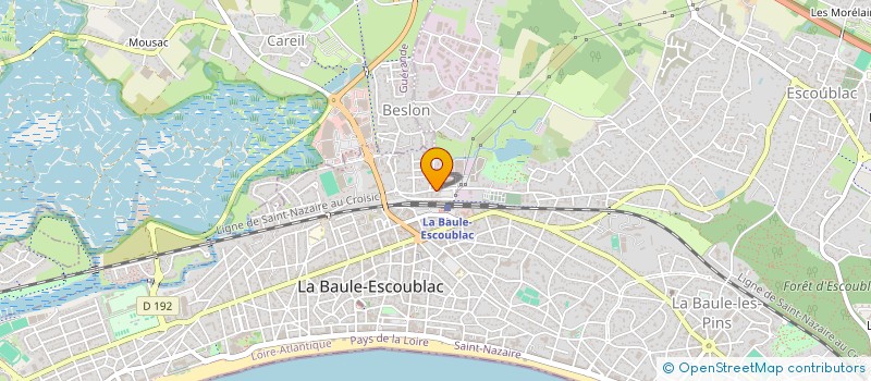 localisation de l'entreprise MADAME LEANDRA KLEINHANS  LA BAULE-ESCOUBLAC