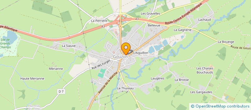 localisation de l'entreprise MADAME LEANDRA TOURNADE à GOUZON