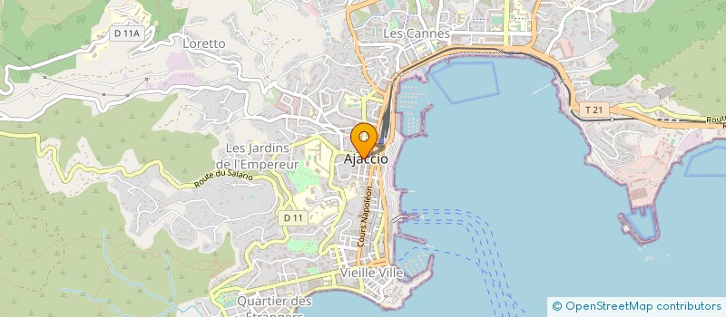 localisation de l'entreprise MADAME LEANDRI QUILICHI  AJACCIO