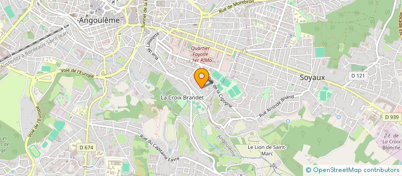 localisation de l'entreprise MADAME LEANE BARBIER à ANGOULEME