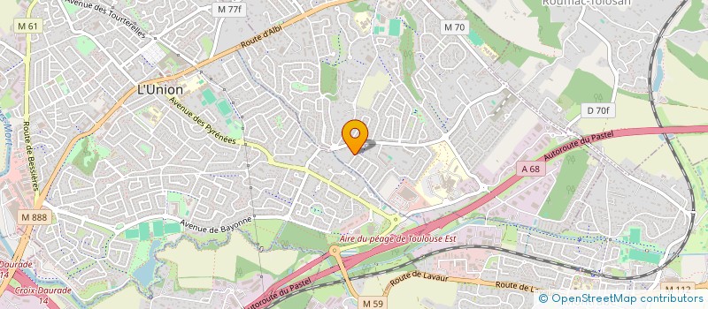 localisation de l'entreprise MADAME LEANE BECK  SAINT-JEAN