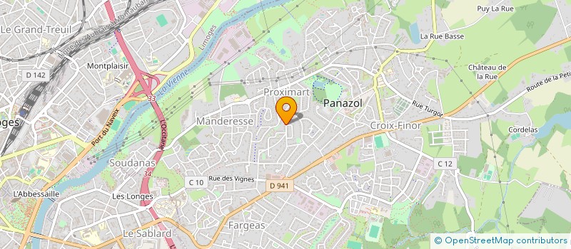 localisation de l'entreprise MADAME LEANE BERNARDI à PANAZOL