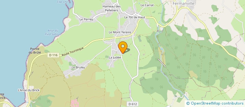 localisation de l'entreprise MADAME LEANE BOULY  FERMANVILLE