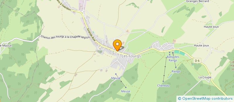 localisation de l'entreprise MADAME LEANE BOURGEAT  CHAFFOIS