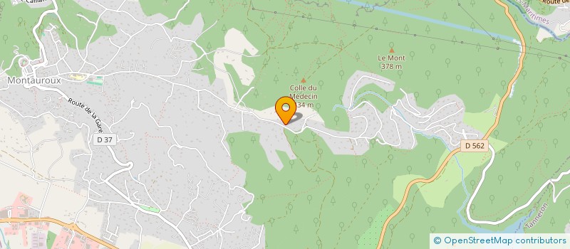 localisation de l'entreprise MADAME LEANE CHARRETTON  MONTAUROUX