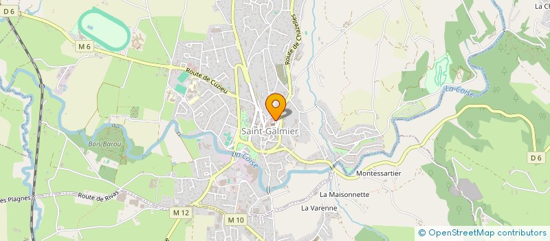 localisation de l'entreprise MADAME LEANE DARBOST  SAINT-GALMIER